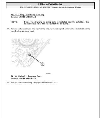 Manuales de reparaciones jeep compass y patriot limited 2007-2009