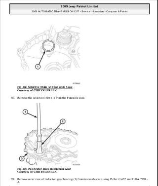 Manuales de reparaciones jeep compass y patriot limited 2007-2009