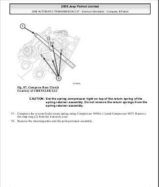Manuales de reparaciones jeep compass y patriot limited 2007-2009