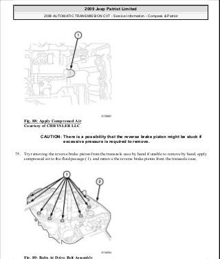 Manuales de reparaciones jeep compass y patriot limited 2007-2009