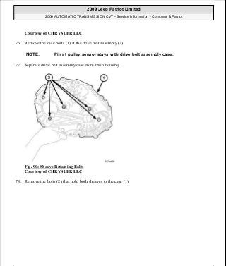 Manuales de reparaciones jeep compass y patriot limited 2007-2009