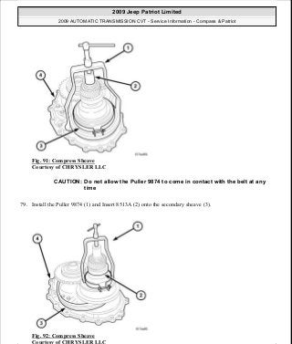 Manuales de reparaciones jeep compass y patriot limited 2007-2009