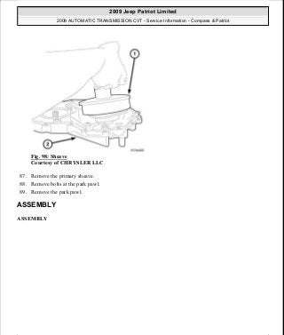 Manuales de reparaciones jeep compass y patriot limited 2007-2009