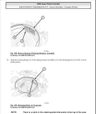 Manuales de reparaciones jeep compass y patriot limited 2007-2009