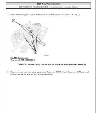 Manuales de reparaciones jeep compass y patriot limited 2007-2009