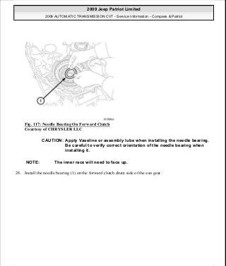 Manuales de reparaciones jeep compass y patriot limited 2007-2009