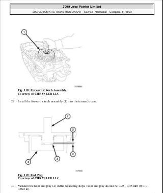 Manuales de reparaciones jeep compass y patriot limited 2007-2009