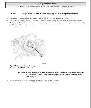 Manuales de reparaciones jeep compass y patriot limited 2007-2009