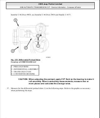 Manuales de reparaciones jeep compass y patriot limited 2007-2009