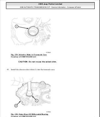 Manuales de reparaciones jeep compass y patriot limited 2007-2009