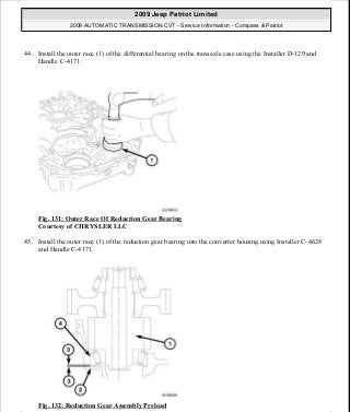 Manuales de reparaciones jeep compass y patriot limited 2007-2009