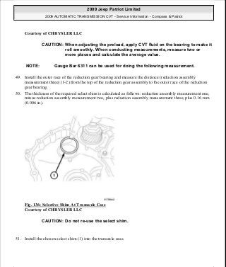 Manuales de reparaciones jeep compass y patriot limited 2007-2009