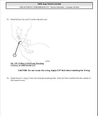Manuales de reparaciones jeep compass y patriot limited 2007-2009