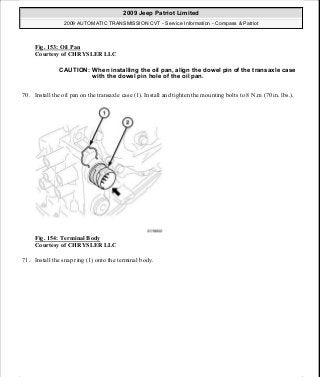 Manuales de reparaciones jeep compass y patriot limited 2007-2009