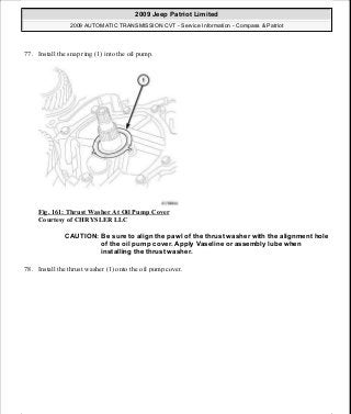 Manuales de reparaciones jeep compass y patriot limited 2007-2009