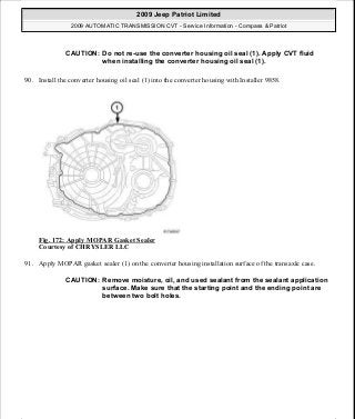 Manuales de reparaciones jeep compass y patriot limited 2007-2009