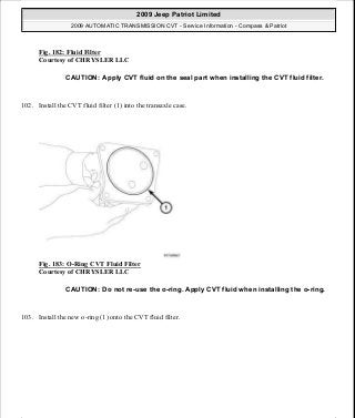 Manuales de reparaciones jeep compass y patriot limited 2007-2009