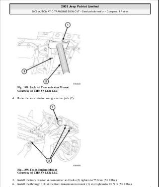 Manuales de reparaciones jeep compass y patriot limited 2007-2009
