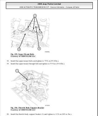 Manuales de reparaciones jeep compass y patriot limited 2007-2009