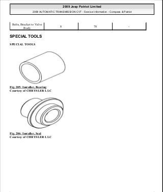 Manuales de reparaciones jeep compass y patriot limited 2007-2009