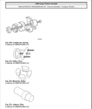 Manuales de reparaciones jeep compass y patriot limited 2007-2009