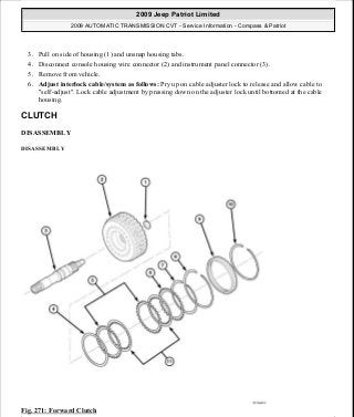 Manuales de reparaciones jeep compass y patriot limited 2007-2009