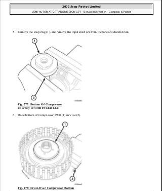 Manuales de reparaciones jeep compass y patriot limited 2007-2009