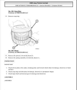 Manuales de reparaciones jeep compass y patriot limited 2007-2009