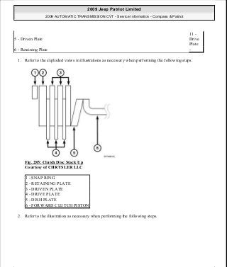 Manuales de reparaciones jeep compass y patriot limited 2007-2009