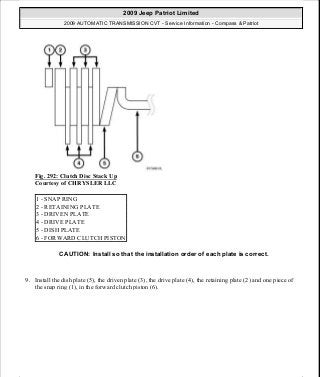 Manuales de reparaciones jeep compass y patriot limited 2007-2009