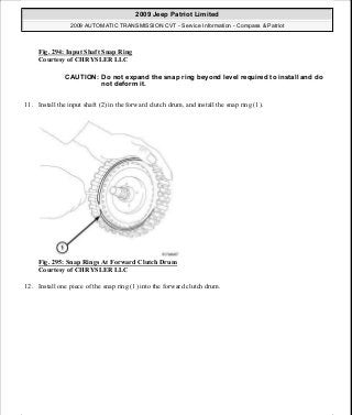 Manuales de reparaciones jeep compass y patriot limited 2007-2009