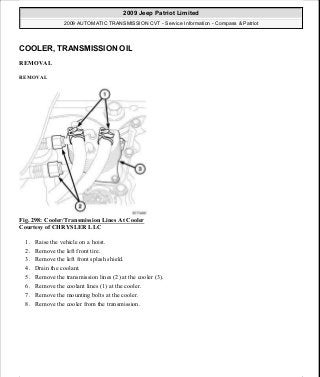 Manuales de reparaciones jeep compass y patriot limited 2007-2009