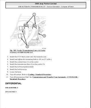 Manuales de reparaciones jeep compass y patriot limited 2007-2009