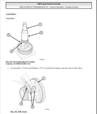 Manuales de reparaciones jeep compass y patriot limited 2007-2009
