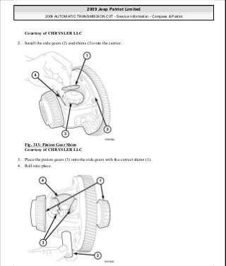 Manuales de reparaciones jeep compass y patriot limited 2007-2009