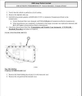 Manuales de reparaciones jeep compass y patriot limited 2007-2009