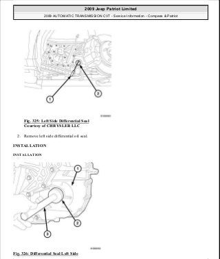 Manuales de reparaciones jeep compass y patriot limited 2007-2009