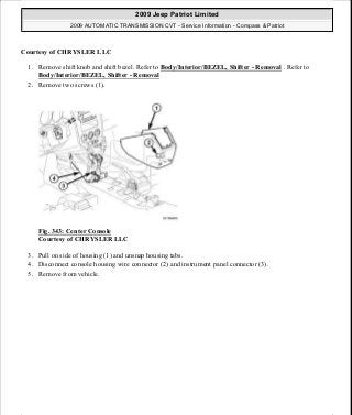 Manuales de reparaciones jeep compass y patriot limited 2007-2009