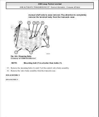 Manuales de reparaciones jeep compass y patriot limited 2007-2009