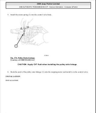 Manuales de reparaciones jeep compass y patriot limited 2007-2009