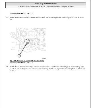 Manuales de reparaciones jeep compass y patriot limited 2007-2009