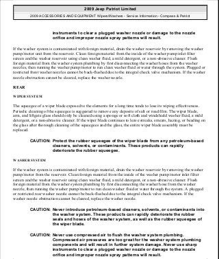 Manuales de reparaciones jeep compass y patriot limited 2007-2009