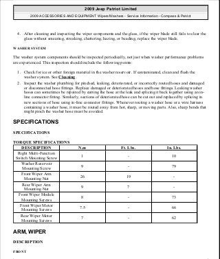 Manuales de reparaciones jeep compass y patriot limited 2007-2009