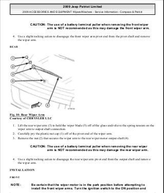 Manuales de reparaciones jeep compass y patriot limited 2007-2009