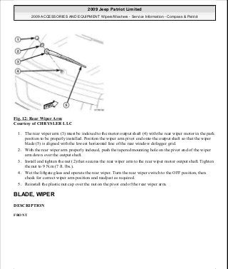 Manuales de reparaciones jeep compass y patriot limited 2007-2009