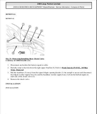 Manuales de reparaciones jeep compass y patriot limited 2007-2009