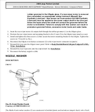 Manuales de reparaciones jeep compass y patriot limited 2007-2009