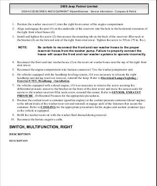 Manuales de reparaciones jeep compass y patriot limited 2007-2009