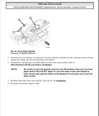 Manuales de reparaciones jeep compass y patriot limited 2007-2009