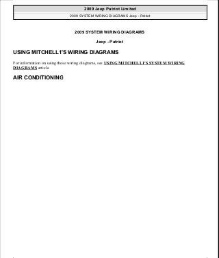 Manuales de reparaciones jeep compass y patriot limited 2007-2009